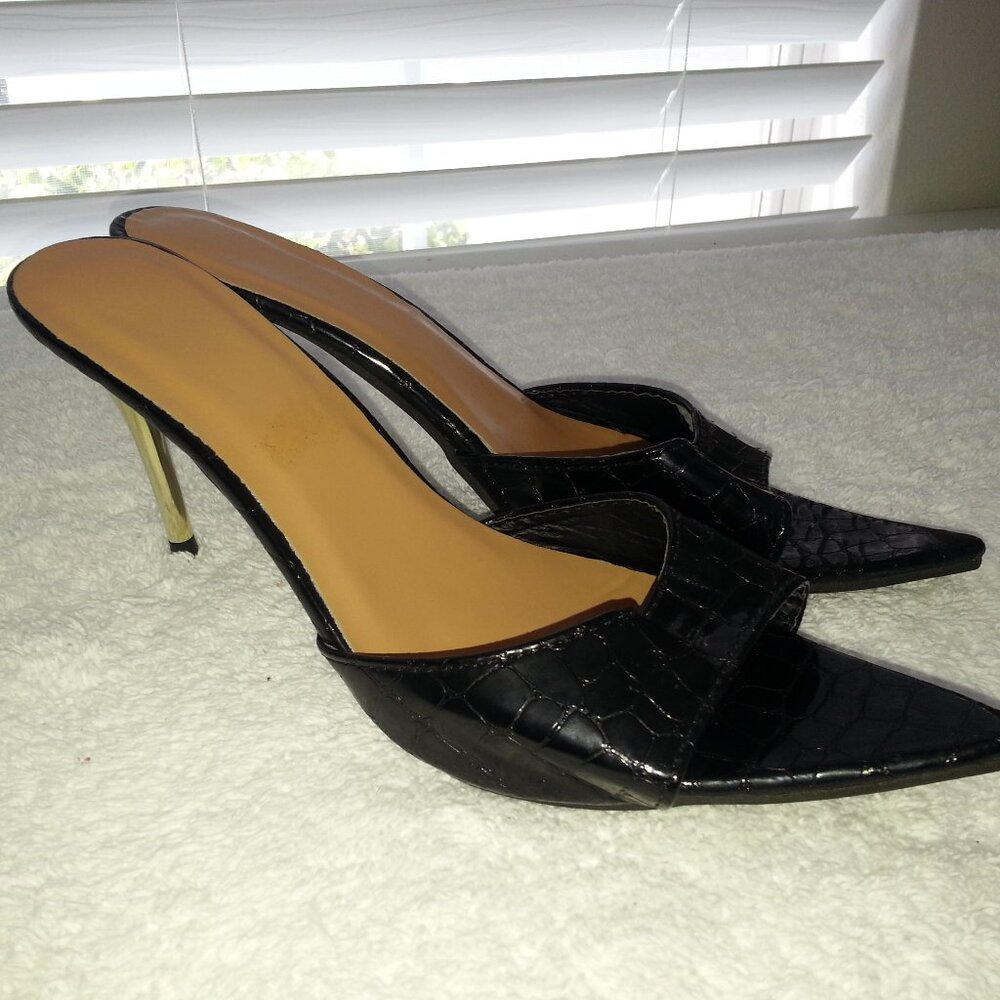Sexy High Heels Mules Slides Europe Worn - Picture 2 of 7